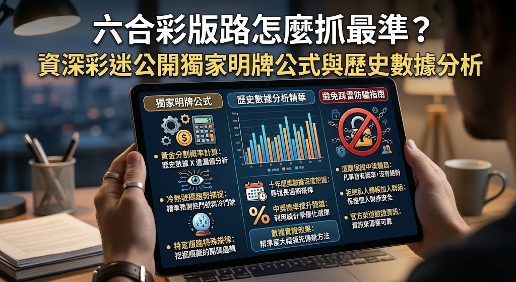 想驗證獨家版路? 立即註冊領取免費體驗金,實測您的抓牌公式!